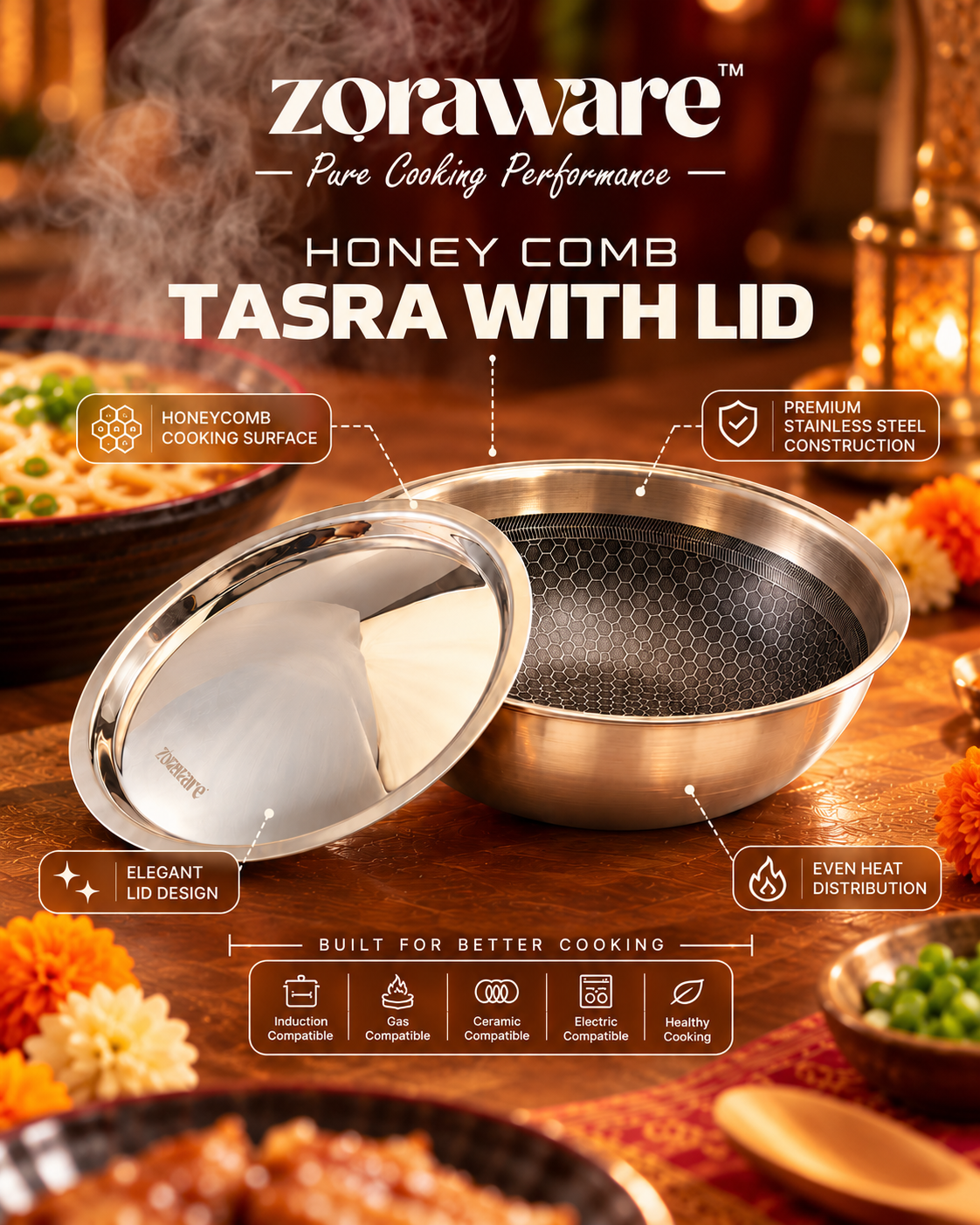 Triply Honey Comb Tasra