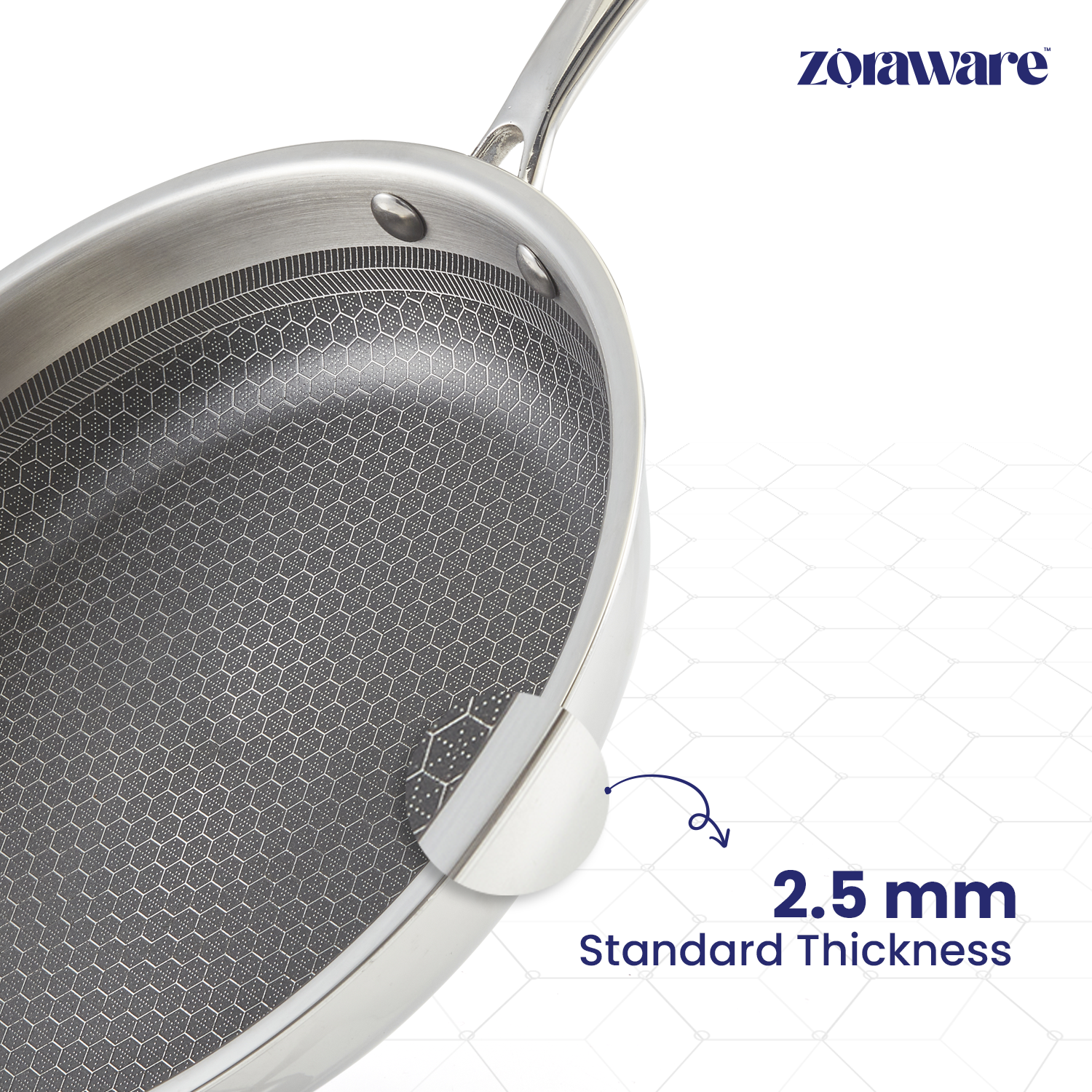 Triply Fry Pan 20cm/1600 ML l Pasta Pan Induction and Gas Compitable 5 Year Warranty