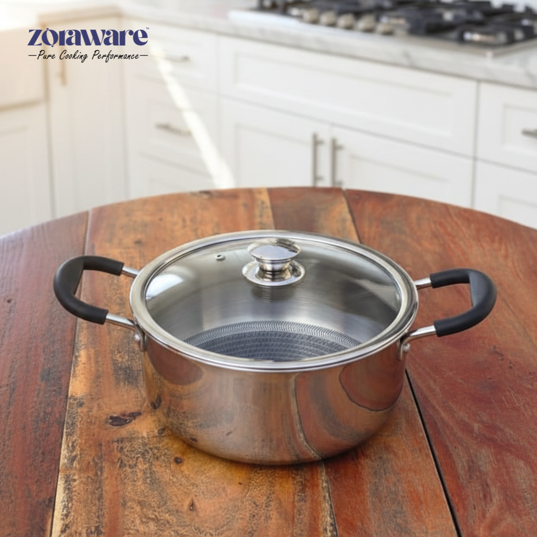 Triply Hexa Pro Casserole l 5 Year Warranty l Induction Compitable