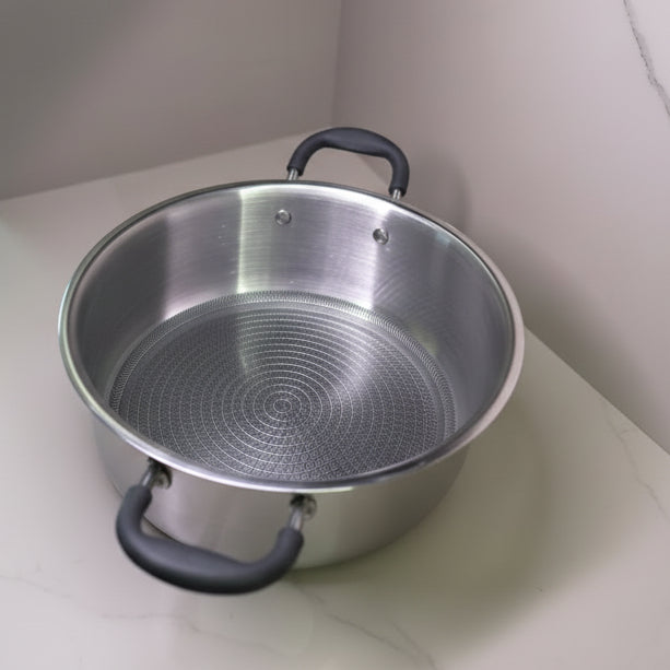 Triply Hexa Pro Casserole l 5 Year Warranty l Induction Compitable