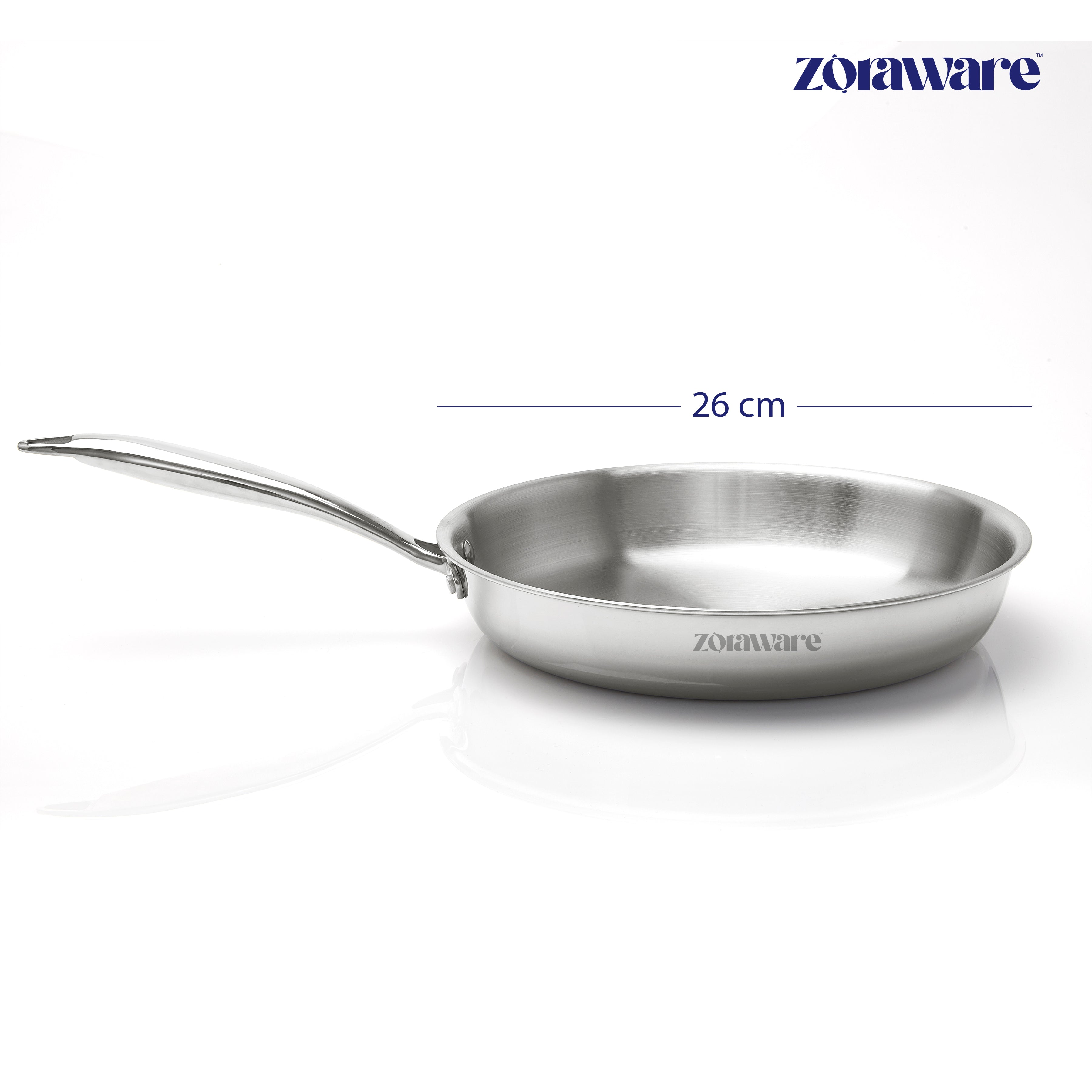 Triply FryPan l Pasta Pan Induction and Gas Compitable 5 Year Warranty
