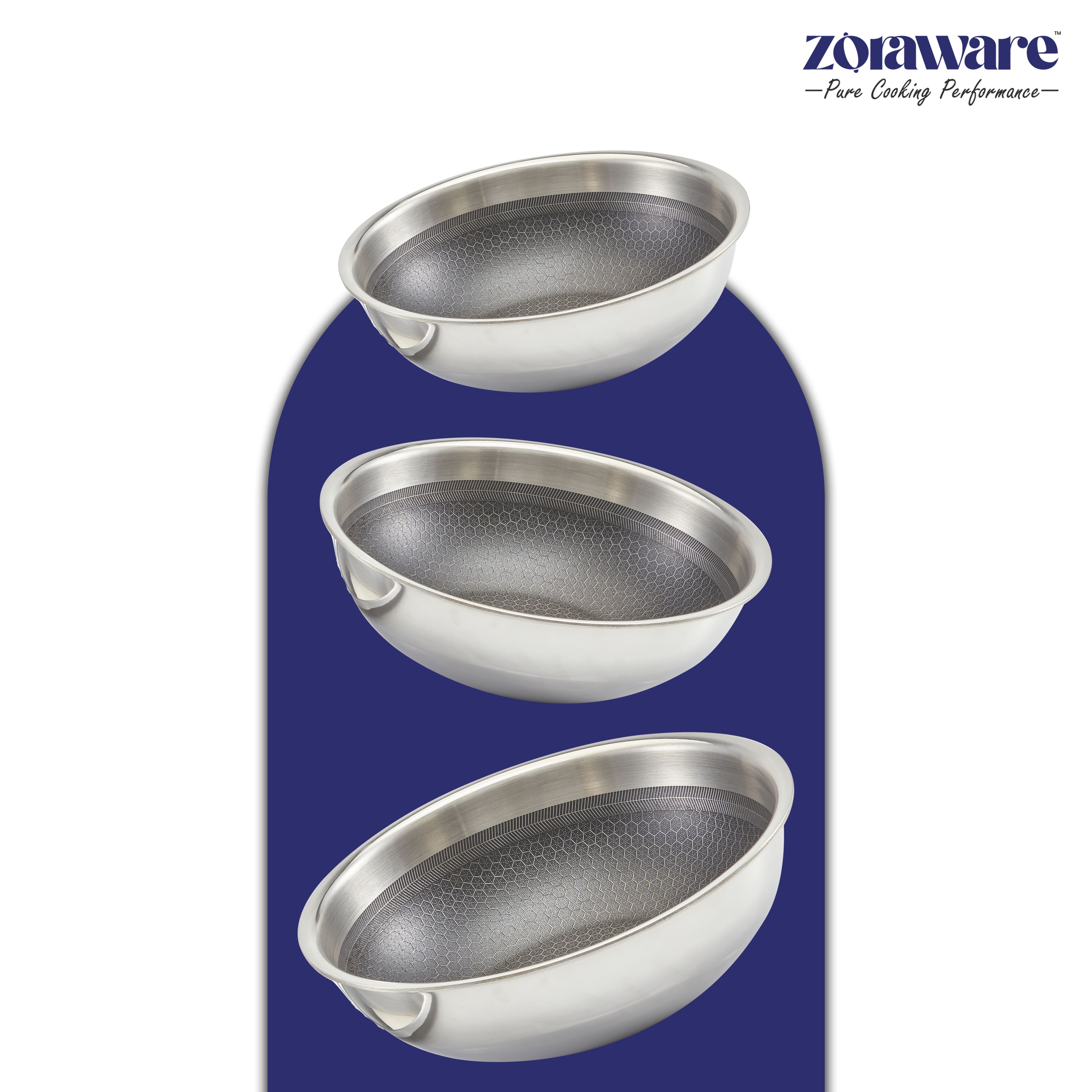 Triply Honey Comb Tasra 26cm | 3.3L | 6–7