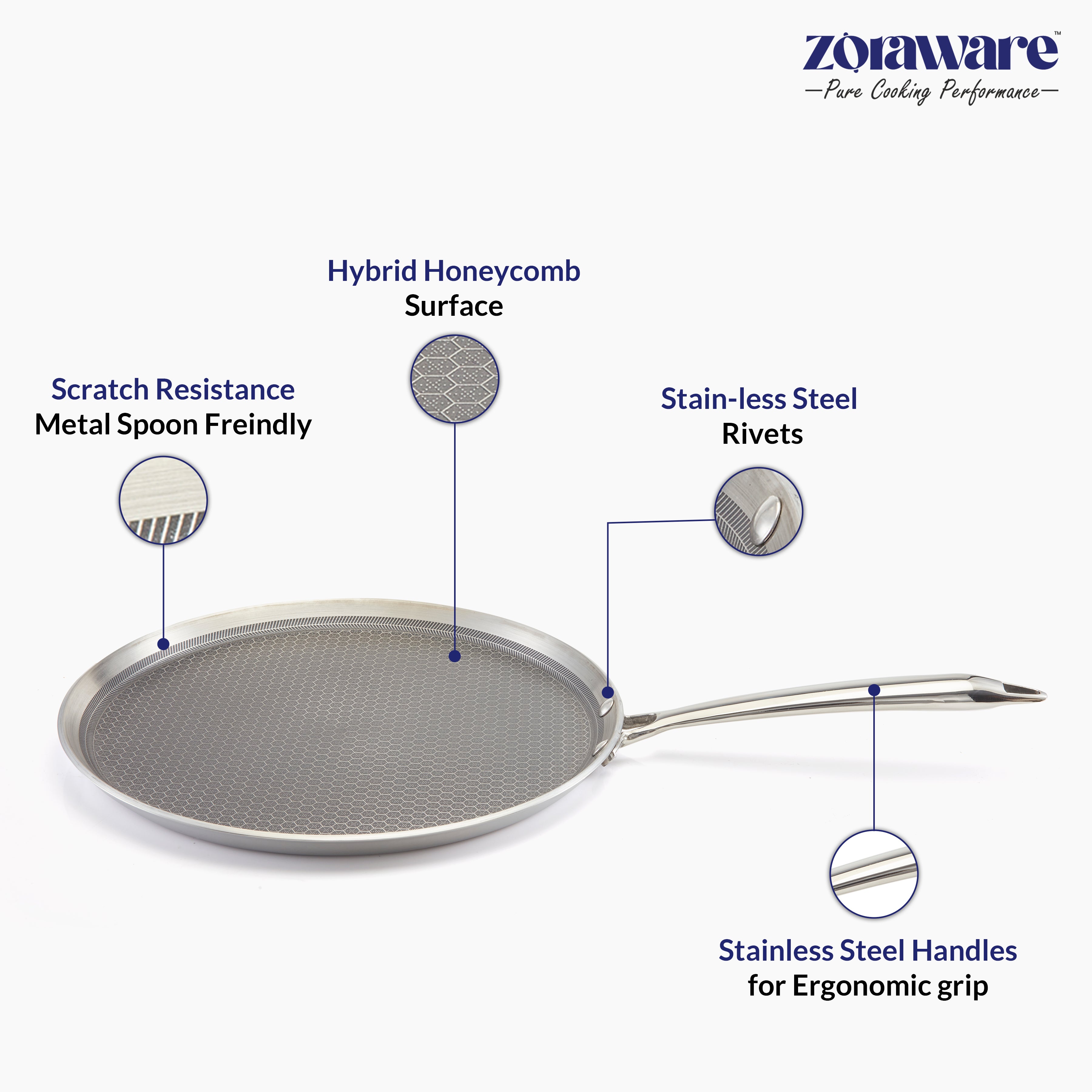 Triply Honey Comb Dosa Tawa 3.5mm