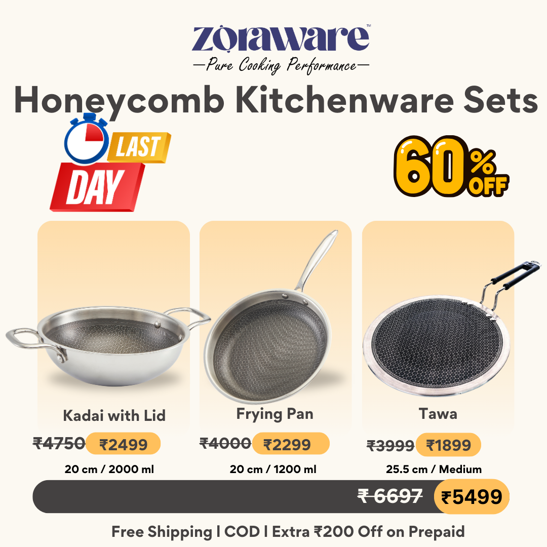 Triply Honeycomb Cookware Sets  ( 4 Pcs Set)