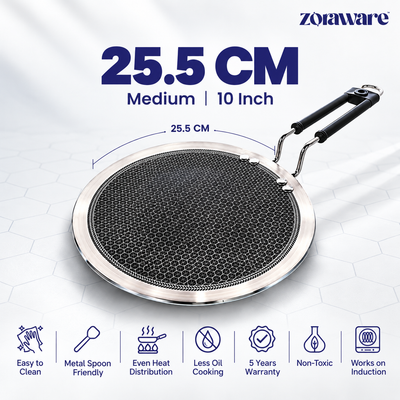Triply Honey Comb Tawa 3.5mm Thick l Induction Compatible