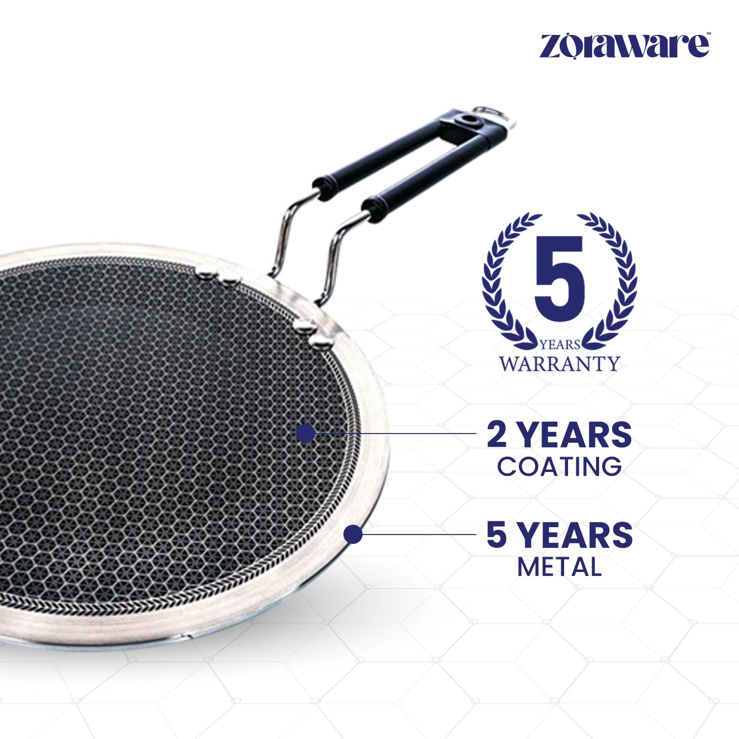 Triply Honey Comb Tawa 3.5mm Thick l Induction Compatible