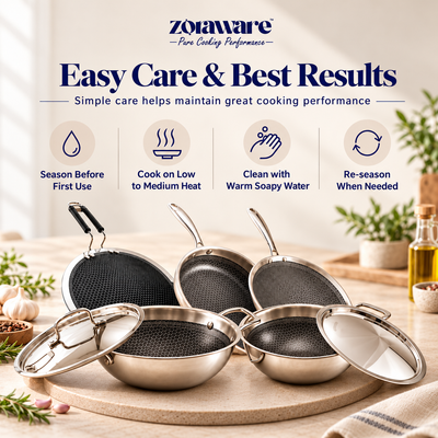Honey Comb 7 Pcs Cookware Set