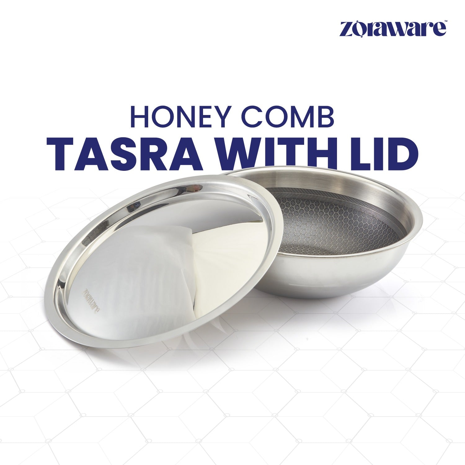 Triply Honey Comb Tasra with lid