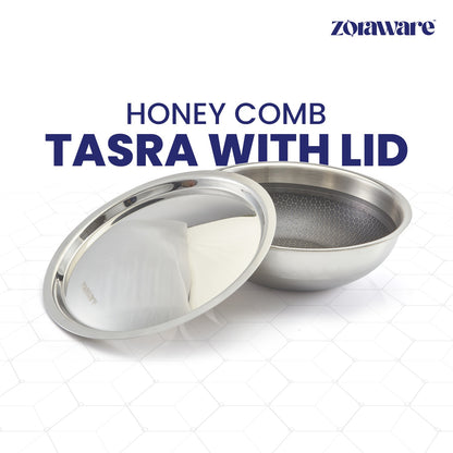 Triply Honey Comb Tasra with lid