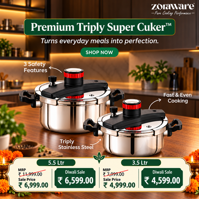 Super Cuker™  Triply Stainless Steel Cooker