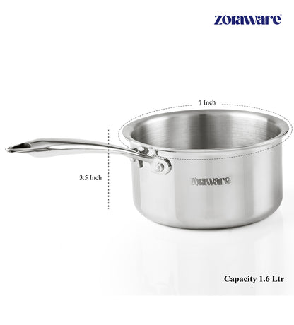 Triply Stainless Steel Tea Pan