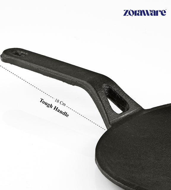 CLASSIC Black Cast Iron Chapati Tawa, For Home, Size: 10 Inches