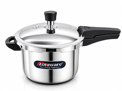 Triply Stainless Steel Pressure Cooker - Outer Lid - Induction & Gas Compatible 5 L