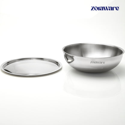 Triply Tasra 22cm + 26cm - For Medium & Large Family l 5 Year Warranty l Induction Friendly |